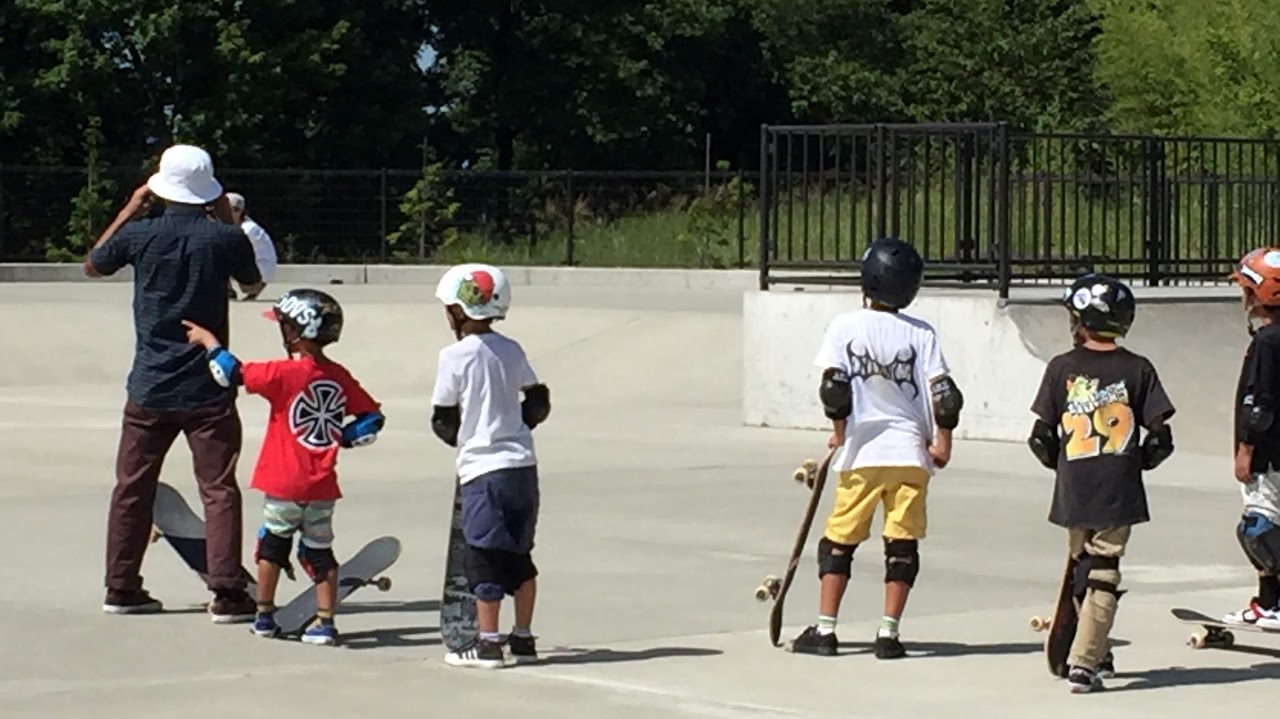 スケートボード体験&特設パーク